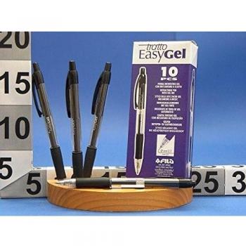 Penna gel nera Tratto Easy Gel 10pz