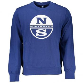 North Sails Men's Blue Cotton Sweater