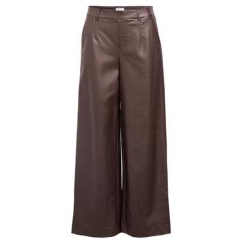Brown Lisa 42″ Wide‑Fit Coated Trousers