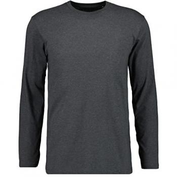 Herrenlangarmshirt RAGMAN in grau (Anthrazit), Größe S, Regular Fit, Rundhals