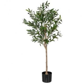 Olivenbaum 120 cm (künstliche Pflanze) – Relaxdays