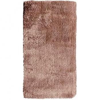 Tapis salon poils longs 60 x 110 cm Beige