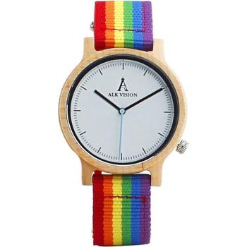 ALK Pride Casual Wooden Watch