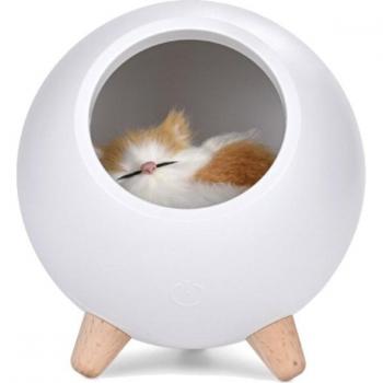 Dimmable LED Cat House Bluetooth Speaker