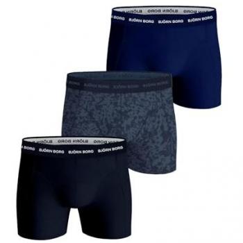 Björn Borg Boxershorts Trio Dunkelblau