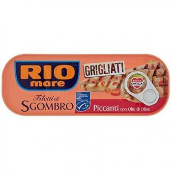 Rio Mare Filetti di Sgombro con Peperoncino Piccante Grigliati all