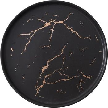 Black Tableware Breakfast Plate