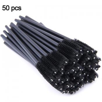 50 Pcs Eyelash Makeup Brushes
