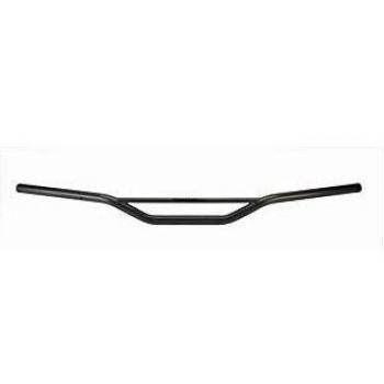 Guidon Tommaselli Ø22 avec poignées ergonomiques en acier noir moyen