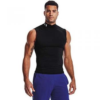 Short‑top HeatGear® sans manches – Col haut