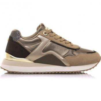 Zapatilla deportiva casual mujer Mariamare ref. 63331, nylon brillante y paneles