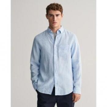 Blue Gant 2XL Men’s Casual Linen Top