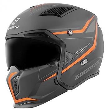 Casque Bogotto Radic WN-ST Taille XS Noir Orange