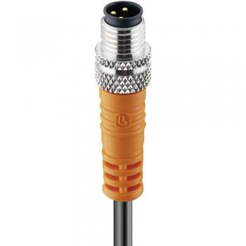 Lumberg Automation M8 Sensor Actuator Cable, Angled Coupler, 3-Pin, 5 Meter