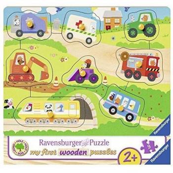 Puzzle 8 pièces mes véhicules préférés