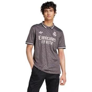 Adidas Real Madrid 24/25 Third Football Shirt Charcoal M