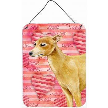 Vibrant Italian Greyhound Metal Print – 16x12 by Caroline's Treasures