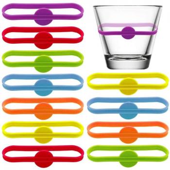 Portable Silicone Drink Markers