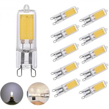 Kimjo LED G9 2W COB – Équivalent 20W Incandescent, 80Ra