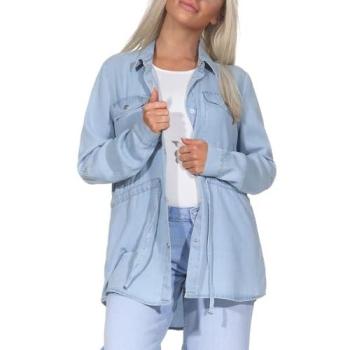 ONLY Women’s XS Blue Jeans Shirt – Onlcharis Life