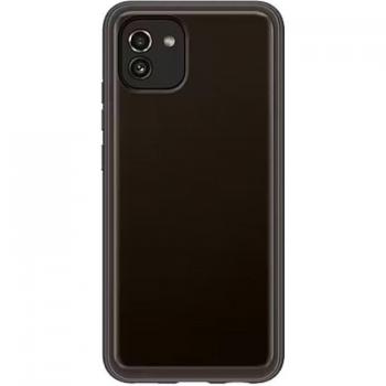 Coque souple transparente noire pour Samsung Galaxy A03