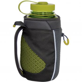 Nalgene 1‑Liter‑Neopren‑Schutzhülle mit Griff – Grau / Grün