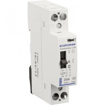 Contacteur jour-nuit 2P 20A 2F Modulable