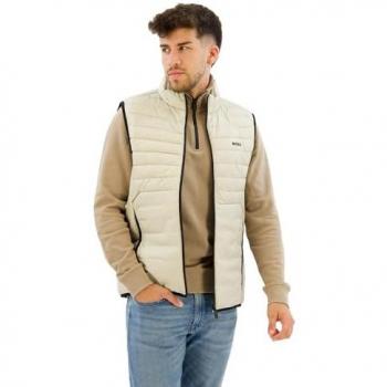 Beige Herren-Steppweste Thor in XXL von BOSS Green