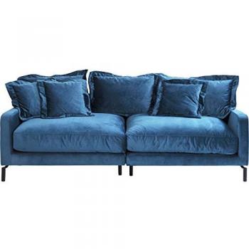 Sofá de pluma azul petróleo Kare Design