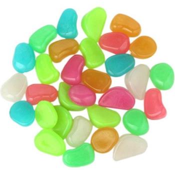 Piedras de Jardín Luminosa 100 Uds para Acuarios