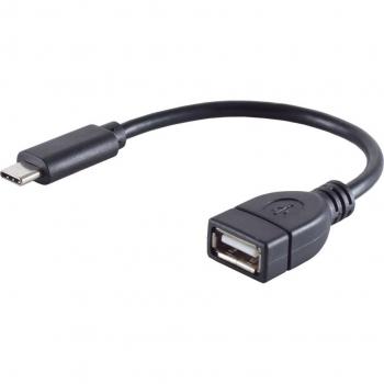 Shiverpeaks USB 2.0 Adapter C-A, 0,12m Schwarz (BS13-20015)