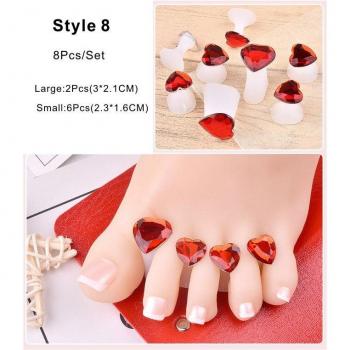 Gouttes d'Eau Pieds DIY Silicone Separators – Kit 8