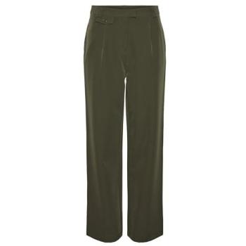 Tailleur pantalon à boutons ajustables – Palette kaki & vert, large