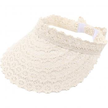SAGACE Women’s Breathable Summer Beach Hat with Wide Brim and Lace Trim