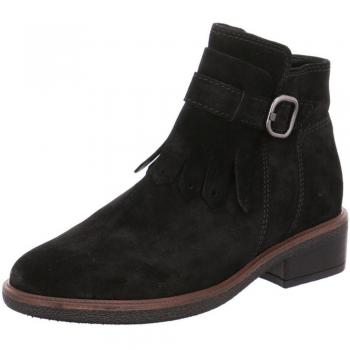 Gabor Comfort Genua Schwarze Wildleder-Sandalen Größe 38.5