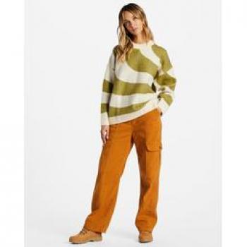 Wave Rider Pullover für Damen grün