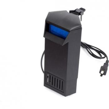 Built-In Low Water Turtle Tank with Hang-On Filter