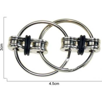 Bicycle Chain Stress Relief Keychain