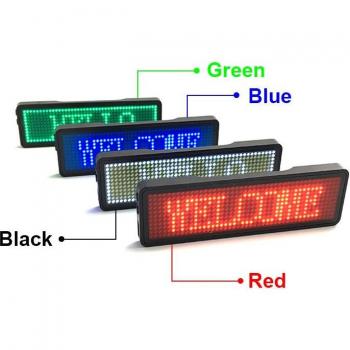 White Rechargeable LED Name Sign