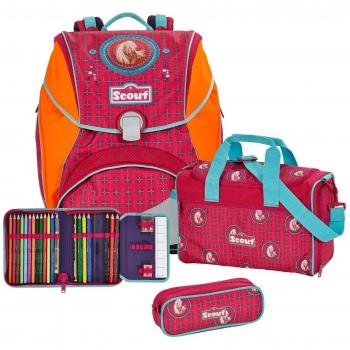 Scout Alpha Schulranzenset 4‑teilig – Mandala Farbvariante