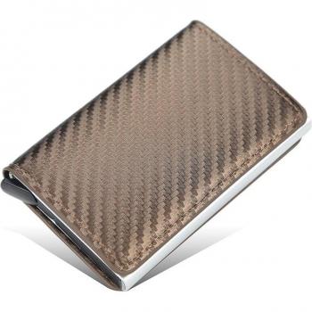 Billetera Compacta de Fibra de Carbono para Hombres y Mujeres
