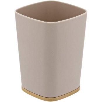 Bicchiere “Naturale” in Gomma + Bambù – Color Beige Trendy