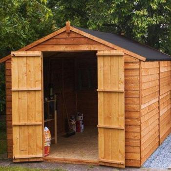 0 x 8ft Windowless Apex Garden Shed