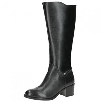 Bottes femme Caprice en nappa noir, modèle 92555043, taille 36