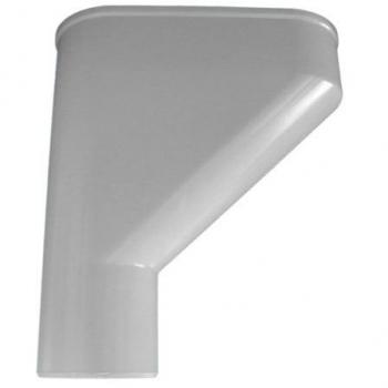 Raccordement demi-ronde PVC Ø80 FIRSTPLAST