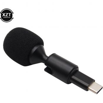 Mini Micrófono 3.5mm Flexible Estéreo Tipo C
