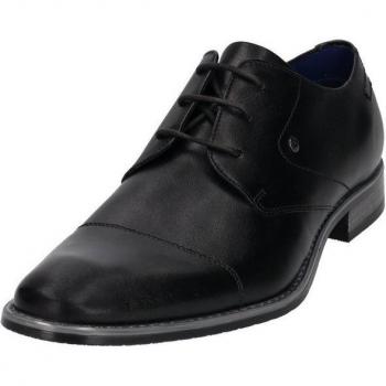 Scarpe Nera Bugatti Rinaldo Stringata