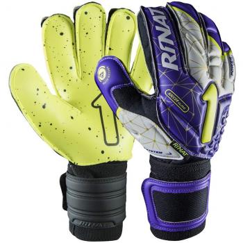 Rinat Kinder ARKANO USA Torwarthandschuh Turf – Neonlila/Neonrot, Größe 5
