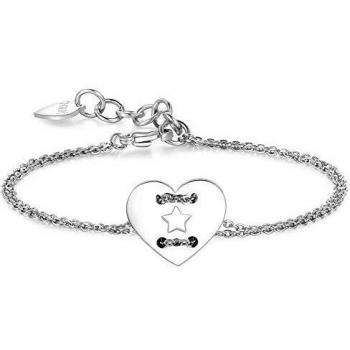 Bracciale donna Sagapò Be my always con gioielli a forma di cuore e stella