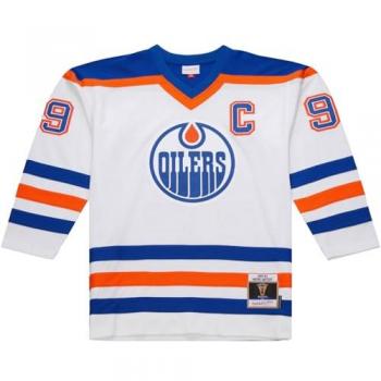 Wayne Gretzky 1986 Oilers Trikot – M&N Sportshirt (Weiß)